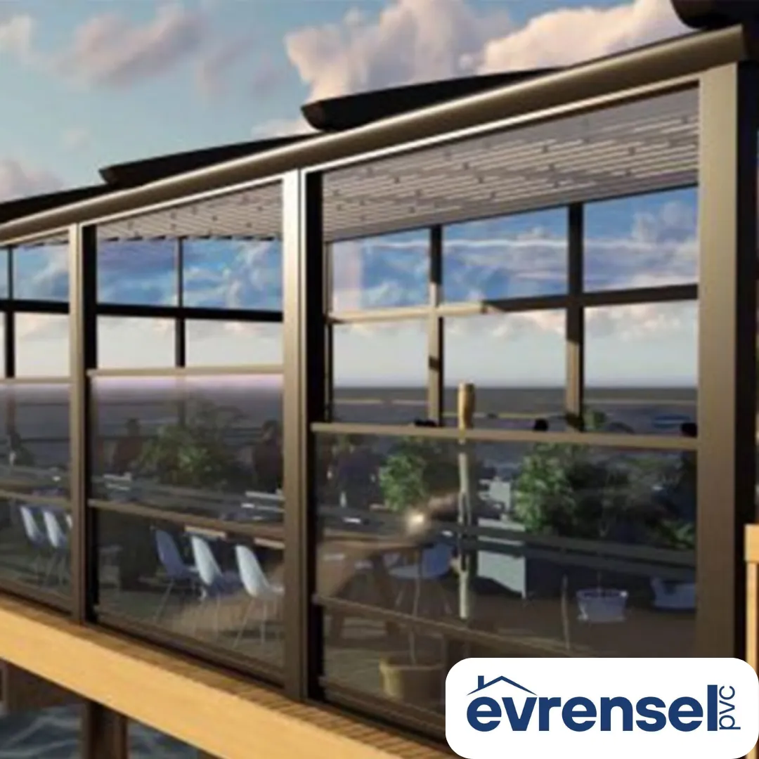 Motorlu Hareketli Cam Küpeşte Ankara Kafe Uygulaması