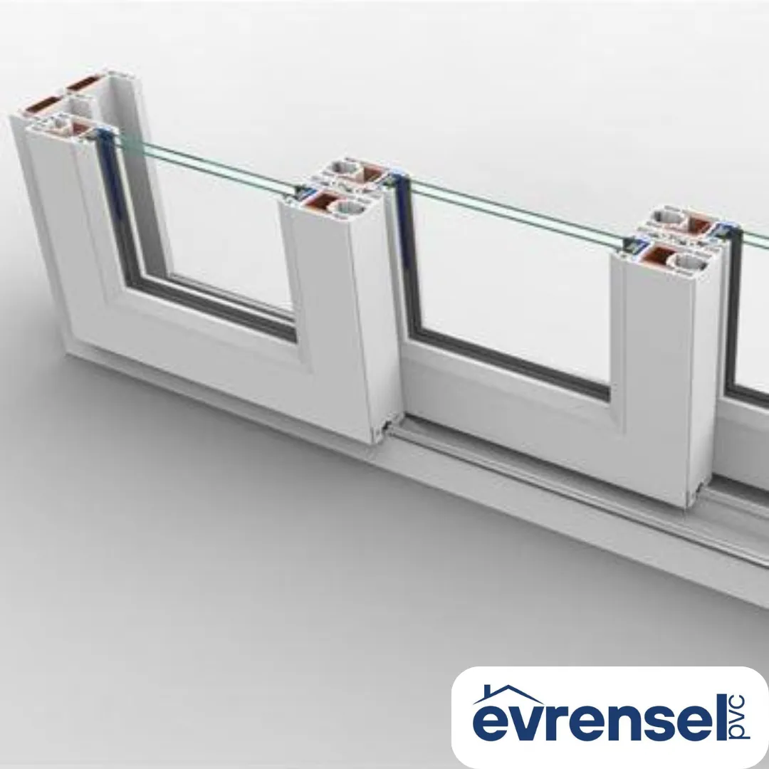 PVC Sürme Ray ve Tekerlek Mekanizması Detayı